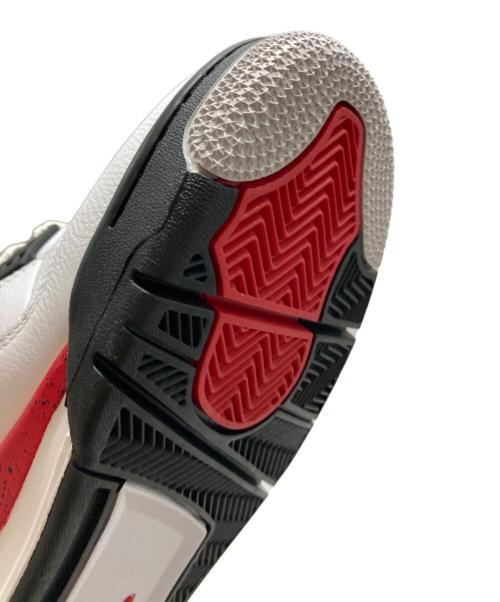 NIKE（ナイキ）NIKE (ナイキ) AIR JORDAN 4 RETRO ホワイト×レッド サイズ:SIZE 28cmの古着・服飾アイテム