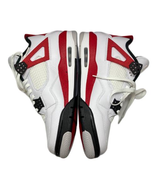 NIKE（ナイキ）NIKE (ナイキ) AIR JORDAN 4 RETRO ホワイト×レッド サイズ:SIZE 28cmの古着・服飾アイテム