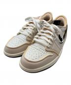 NIKEナイキ）の古着「AIR JORDAN 1 RETRO LOW OG EX」｜ホワイト×ベージュ