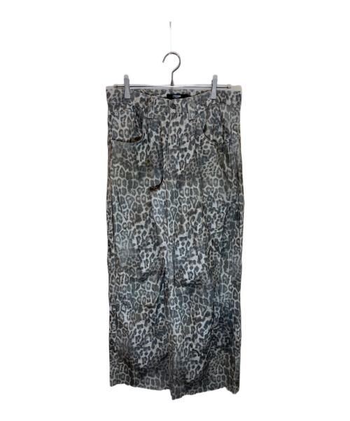 Jaded London（ジェイデッドロンドン）Jaded London (ジェイデッドロンドン) レオパードワイドパンツ ベージュ サイズ:SIZE 76cm (W30)の古着・服飾アイテム