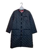 Traditional Weatherwearトラディショナルウェザーウェア）の古着「ARKLEY LONG キルティングコート」｜ブラック