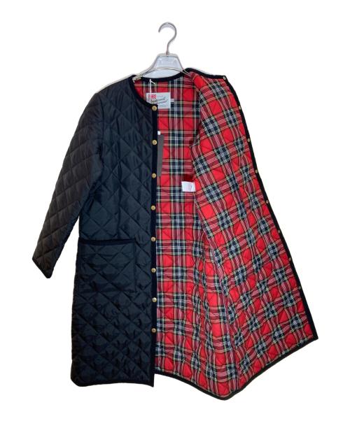 Traditional Weatherwear（トラディショナルウェザーウェア）Traditional Weatherwear (トラディショナルウェザーウェア) ARKLEY LONG キルティングコート ブラック サイズ:34の古着・服飾アイテム