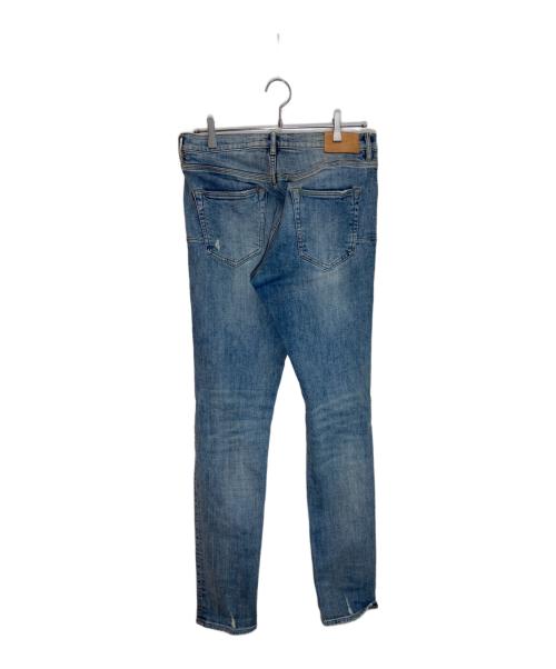 PURPLE BRAND（パープルブランド）PURPLE BRAND (パープルブランド) リペアダメージ加工デニムパンツ インディゴ サイズ:31の古着・服飾アイテム