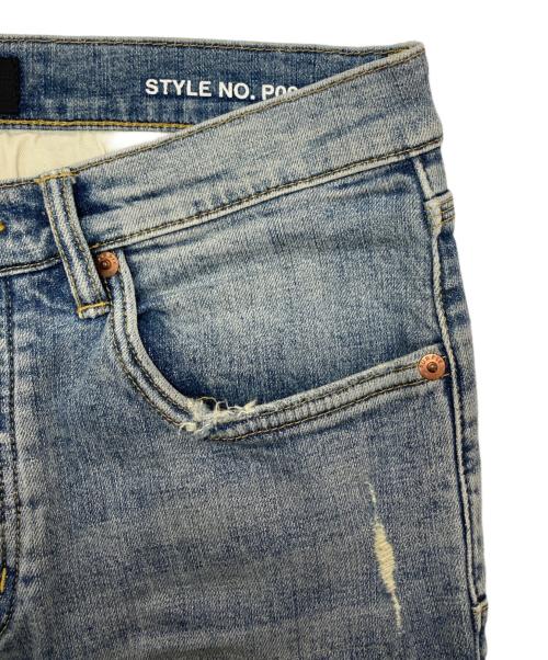 PURPLE BRAND（パープルブランド）PURPLE BRAND (パープルブランド) リペアダメージ加工デニムパンツ インディゴ サイズ:31の古着・服飾アイテム