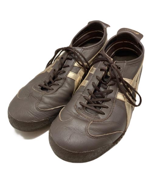 Onitsuka Tiger（オニツカタイガー）Onitsuka Tiger (オニツカタイガー) MEXICO 66 SD ブラウン サイズ:SIZE 27cmの古着・服飾アイテム