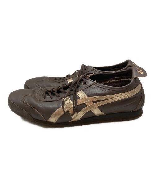 Onitsuka Tiger（オニツカタイガー）Onitsuka Tiger (オニツカタイガー) MEXICO 66 SD ブラウン サイズ:SIZE 27cmの古着・服飾アイテム