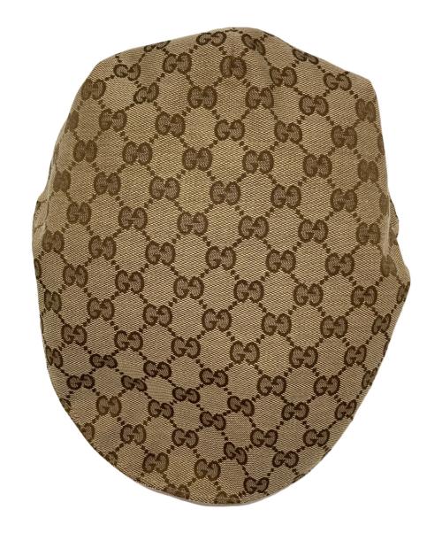 GUCCI（グッチ）GUCCI (グッチ) GG Flat Cap ブラウン サイズ:-の古着・服飾アイテム