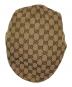 中古・古着 GUCCI (グッチ) GG Flat Cap ブラウン サイズ:-：25000円