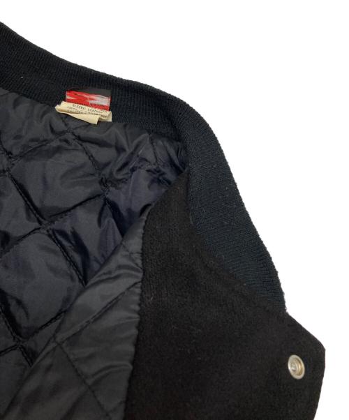 Union Line（ユニオンライン）UNION LINE (ユニオンライン) ウールレザースタジャン ブラック サイズ:Lの古着・服飾アイテム