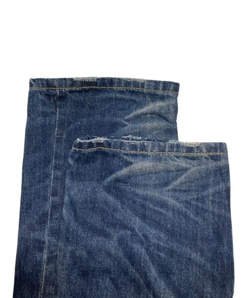 LOLITA JEANS（ロリータジーンズ）LOLITA JEANS (ロリータジーンズ) 奈良美智 (ナラヨシトモ) 刺繍ダメージデニムパンツ インディゴ サイズ:Lの古着・服飾アイテム