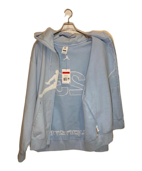 SUPREME（シュプリーム）Supreme (シュプリーム) JORDAN (ジョーダン) Hooded Sweatshirt ブルー サイズ:Lの古着・服飾アイテム
