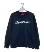 SUPREMEシュプリーム）の古着「Futura Logo Crewneck」｜ブラック