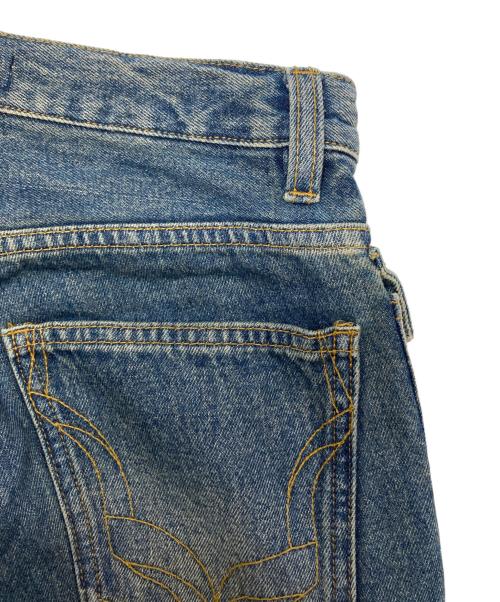 JUN NAKAYAMA（ジュンナカヤマ）JUN NAKAYAMA (ジュンナカヤマ) FRINGE DENIM PANTS インディゴ サイズ:28の古着・服飾アイテム