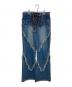JUN NAKAYAMA（ジュンナカヤマ）の古着「FRINGE DENIM PANTS」｜インディゴ