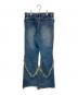 JUN NAKAYAMA (ジュンナカヤマ) FRINGE DENIM PANTS インディゴ サイズ:28：10000円