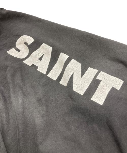 SAINT MICHAEL（セントマイケル）SAINT MICHAEL (セントマイケル) ヴィンテージ加工ロングスリーブカットソー グレー サイズ:XLの古着・服飾アイテム