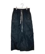 RICK OWENSリックオウエンス）の古着「Cargo Belas Wide Pants」｜ブラック