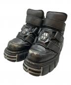 NEW ROCKニューロック）の古着「ANKLE BOOT BLACK TOWER M-285-S1」｜ブラック