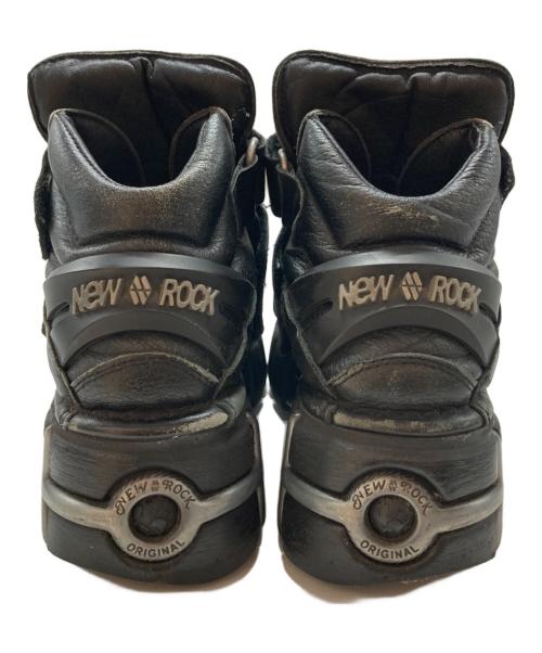 NEW ROCK（ニューロック）NEW ROCK (ニューロック) ANKLE BOOT BLACK TOWER M-285-S1 ブラック サイズ:SIZE 41の古着・服飾アイテム