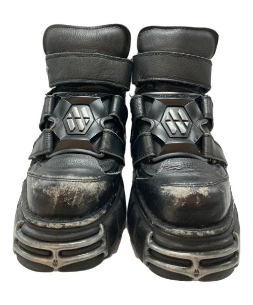 NEW ROCK（ニューロック）NEW ROCK (ニューロック) ANKLE BOOT BLACK TOWER M-285-S1 ブラック サイズ:SIZE 41の古着・服飾アイテム