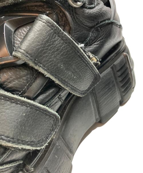 NEW ROCK（ニューロック）NEW ROCK (ニューロック) ANKLE BOOT BLACK TOWER M-285-S1 ブラック サイズ:SIZE 41の古着・服飾アイテム