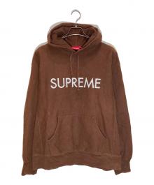 SUPREME（シュプリーム）の古着「CAPITAL HOODED SWEATSHIRT」｜ブラウン