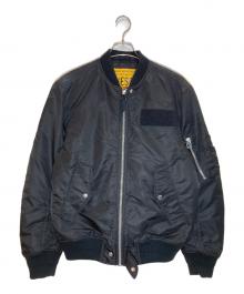 DIESEL（ディーゼル）の古着「J-TANKER ボンバージャケット」｜ブラック