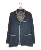 COMME des GARCONS HOMME PLUSコムデギャルソンオムプリュス）の古着「裏地カモガラウールジャケット」｜ブラック