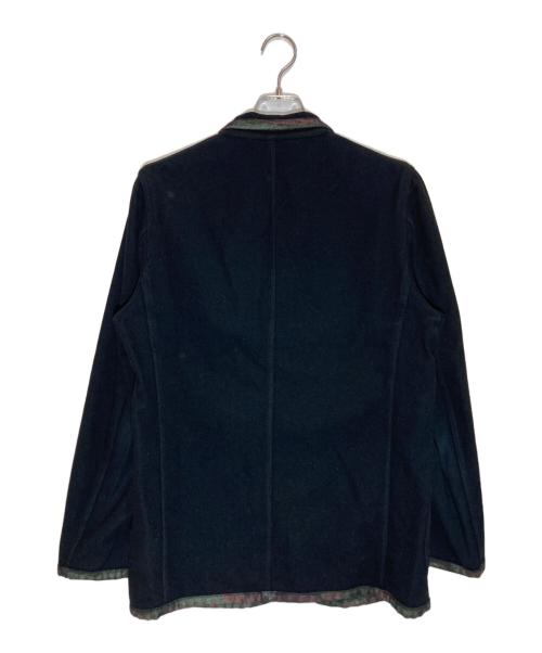 COMME des GARCONS HOMME PLUS（コムデギャルソンオムプリュス）COMME des GARCONS HOMME PLUS (コムデギャルソンオムプリュス) 裏地カモガラウールジャケット ブラック サイズ:Sの古着・服飾アイテム
