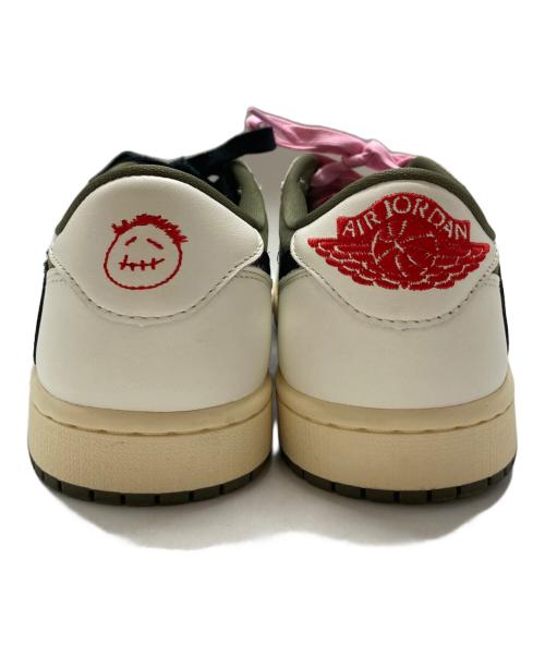 NIKE（ナイキ）NIKE (ナイキ) TRAVIS SCOTT (トラヴィススコット) AIR JORDAN 1 LOW OG SP オリーブ サイズ:SIZE 26.5cmの古着・服飾アイテム