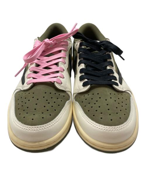 NIKE（ナイキ）NIKE (ナイキ) TRAVIS SCOTT (トラヴィススコット) AIR JORDAN 1 LOW OG SP オリーブ サイズ:SIZE 26.5cmの古着・服飾アイテム