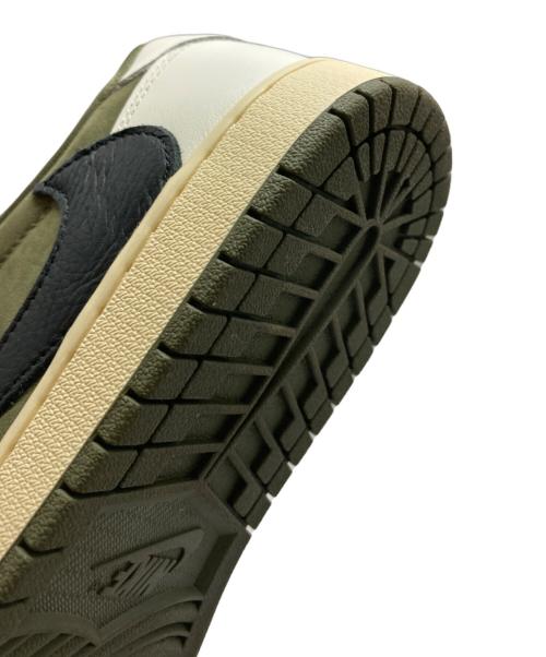 NIKE（ナイキ）NIKE (ナイキ) TRAVIS SCOTT (トラヴィススコット) AIR JORDAN 1 LOW OG SP オリーブ サイズ:SIZE 26.5cmの古着・服飾アイテム
