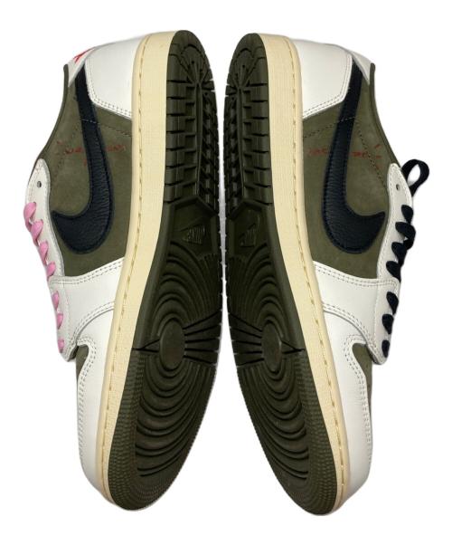 NIKE（ナイキ）NIKE (ナイキ) TRAVIS SCOTT (トラヴィススコット) AIR JORDAN 1 LOW OG SP オリーブ サイズ:SIZE 26.5cmの古着・服飾アイテム
