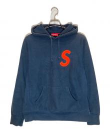 SUPREME（シュプリーム）の古着「S Logo Hooded Sweatshirt」｜ネイビー