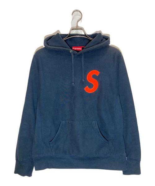 SUPREME（シュプリーム）Supreme (シュプリーム) S Logo Hooded Sweatshirt ネイビー サイズ:Sの古着・服飾アイテム
