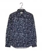 PS Paul SmithＰＳポールスミス）の古着「PAPER DOT PRINT SHIRTS」｜ブラック×グレー