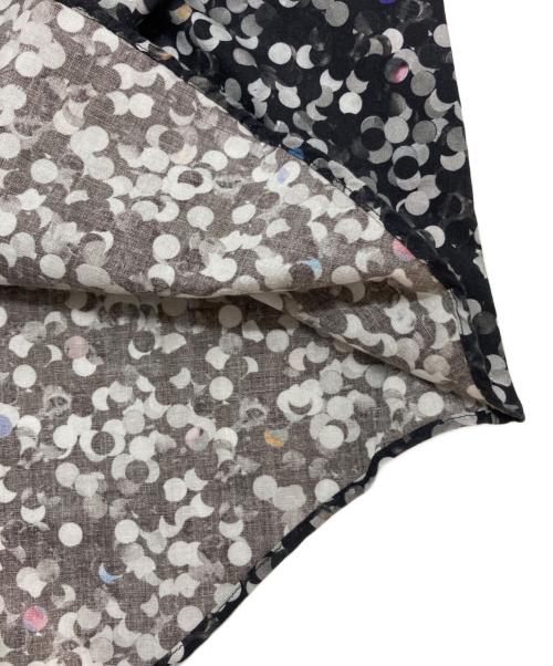 PS Paul Smith（ＰＳポールスミス）PS Paul Smith (ＰＳポールスミス) PAPER DOT PRINT SHIRTS ブラック×グレー サイズ:Lの古着・服飾アイテム