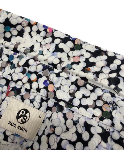PS Paul Smith（ＰＳポールスミス）PS Paul Smith (ＰＳポールスミス) PAPER DOT PRINT SHIRTS ホワイト サイズ:Lの古着・服飾アイテム