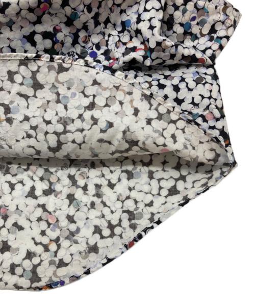 PS Paul Smith（ＰＳポールスミス）PS Paul Smith (ＰＳポールスミス) PAPER DOT PRINT SHIRTS ホワイト サイズ:Lの古着・服飾アイテム