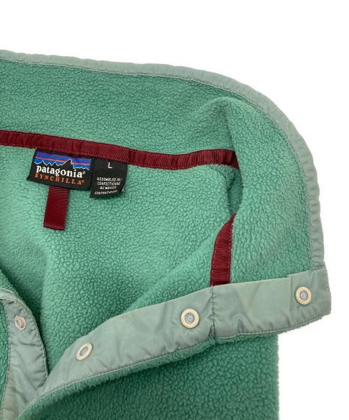 Patagonia（パタゴニア）Patagonia (パタゴニア) 90sシンチラスナップTフリースプルオーバー グリーン サイズ:Lの古着・服飾アイテム