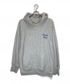 Champion REVERSE WEAVEチャンピオン リバース ウィーブ）の古着「ロゴパーカー」｜グレー