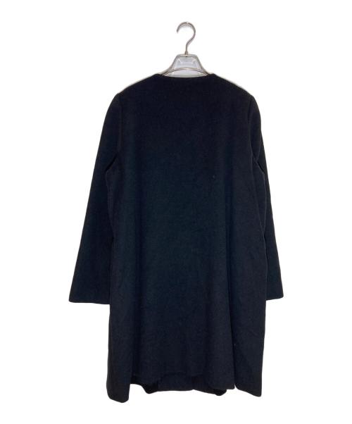 TO BE CHIC（トゥービーシック）TO BE CHIC (トゥービーシック) アンゴラウールコート ブラック サイズ:46の古着・服飾アイテム