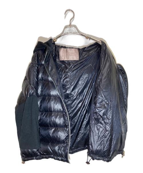 HERNO（ヘルノ）HERNO (ヘルノ) ダウン切替パーカー ブラック サイズ:44の古着・服飾アイテム