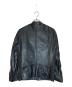 DIESEL (ディーゼル) ラムレザーシングルライダースジャケット ブラック サイズ:XS：15000円