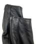 中古・古着 DIESEL (ディーゼル) ラムレザーシングルライダースジャケット ブラック サイズ:XS：15000円