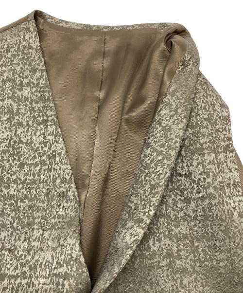 GARNIER（ガルニエ）Garnier (ガルニエ) 3ピースセットアップスーツ シャンパンゴールド サイズ:LLの古着・服飾アイテム