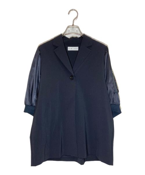 RIM.ARK（リムアーク）RIM.ARK (リムアーク) MA-1 sleeve SH ネイビー サイズ:Freeの古着・服飾アイテム