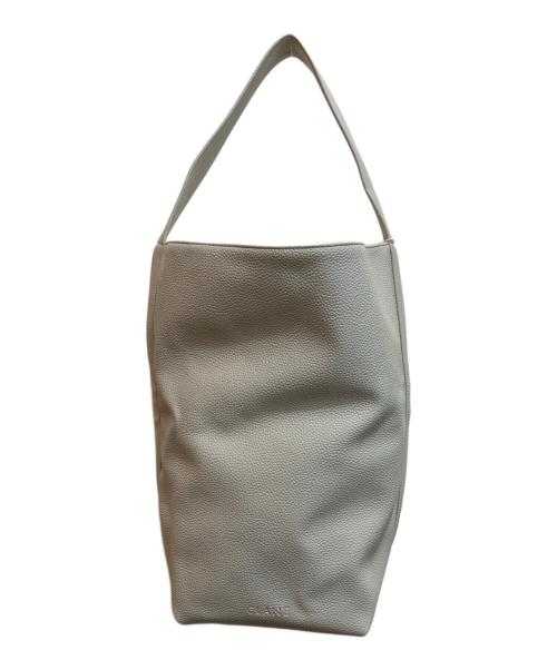 CLANE（クラネ）CLANE (クラネ) FAKE LEATHER LARGE TOTE BAG ホワイト サイズ:-の古着・服飾アイテム