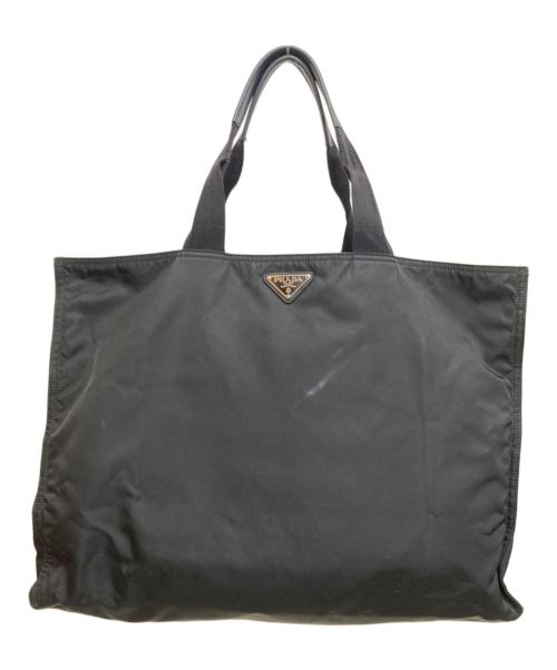 PRADA（プラダ）PRADA (プラダ) ナイロントートバッグ ブラック サイズ:-の古着・服飾アイテム