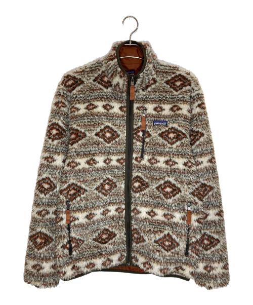 Patagonia（パタゴニア）Patagonia (パタゴニア) CLASSIC RETRO-X CARDIGAN ベージュ×ブラウン サイズ:Ⅿの古着・服飾アイテム